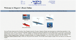 Desktop Screenshot of megrewsboats.com